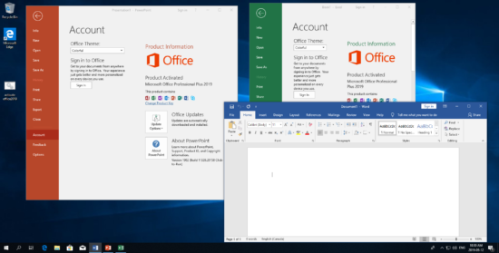 Office 2019 activated for free